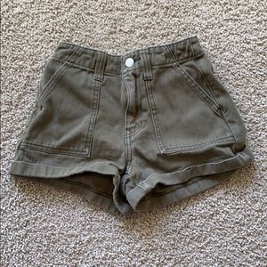 Pacsun green mom shorts